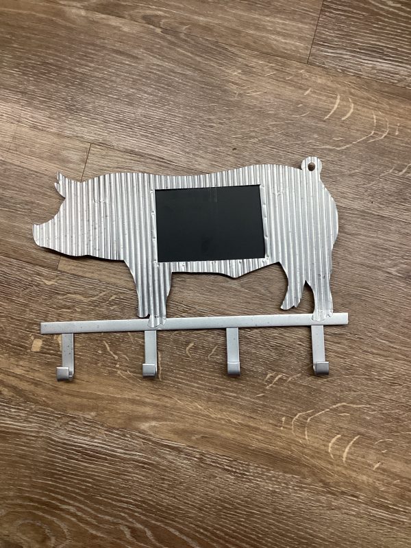 METAL PIG CHALKBOARD 4 HOOK Online Hot Sale