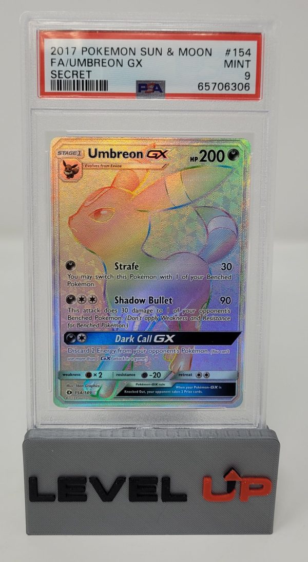 Umbreon GX 154 149 Sun & Moon Base Set PSA 9 64706306 Hot on Sale