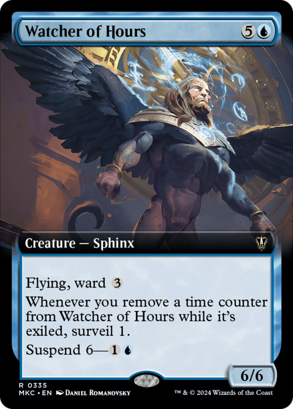 Watcher of Hours (Extended Art) [Murders at Karlov Manor Commander] Discount