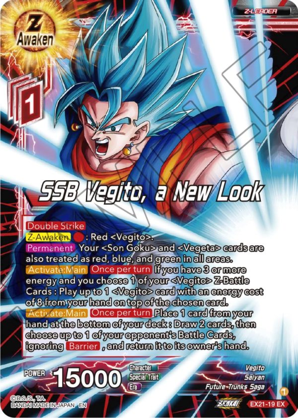 SSB Vegito, a New Look (EX21-19) [5th Anniversary Set] Hot on Sale