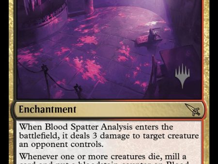 Blood Spatter Analysis (Promo Pack) [Murders at Karlov Manor Promos] Sale