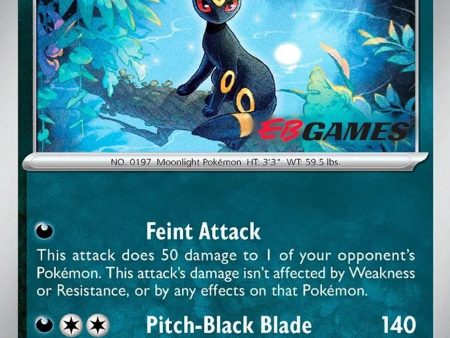 Umbreon (130 197) (EBGames Exclusive) [Scarlet & Violet: Obsidian Flames] Hot on Sale