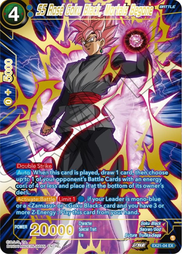 SS Rose Goku Black, Mortals Begone (EX21-04) [Premium Anniversary Box 2023] For Cheap