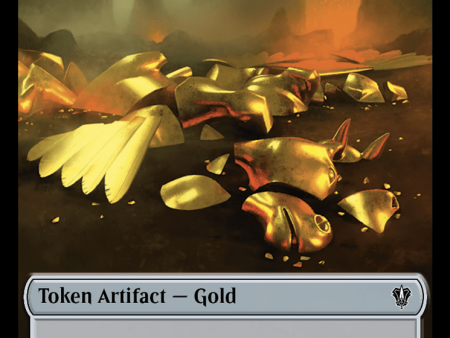 Gold    Lightning Rager Double-Sided Token [Murders at Karlov Manor Commander Tokens] Cheap