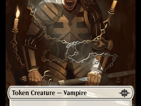 Vampire (0004)    Vampire Demon Double-Sided Token [The Lost Caverns of Ixalan Commander Tokens] Hot on Sale