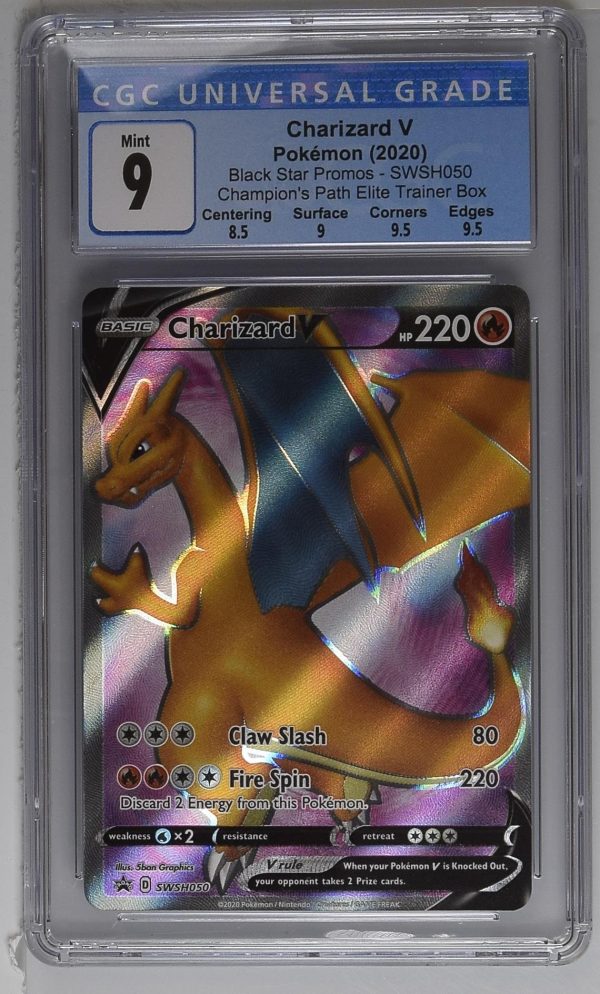 Charizard V Sword and Shield Promo SWSH050 CGC 9 3793136029 For Cheap