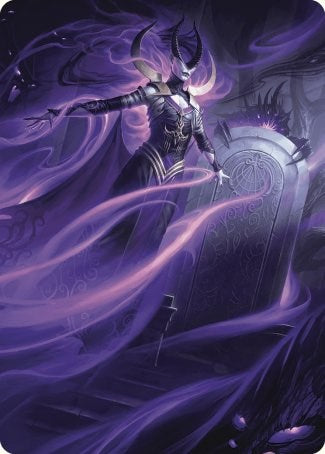 Ashiok, Wicked Manipulator Art Card (10 81) [Wilds of Eldraine Art Series] Hot on Sale