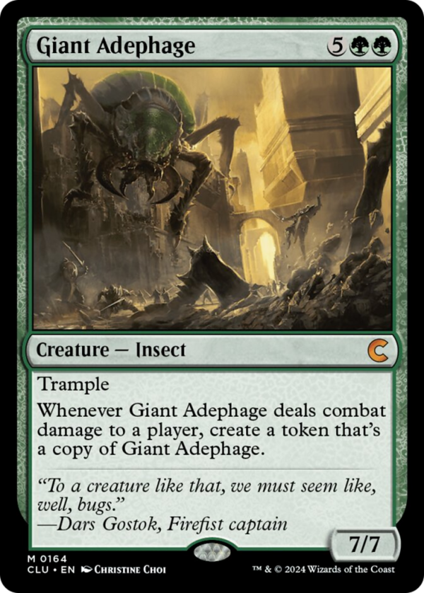 Giant Adephage [Ravnica: Clue Edition] on Sale