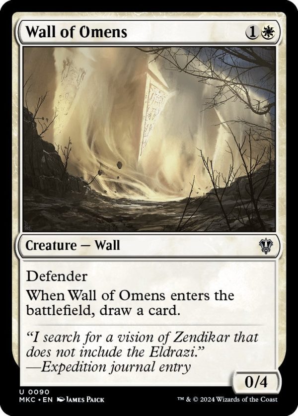 Wall of Omens [Murders at Karlov Manor Commander] Online now