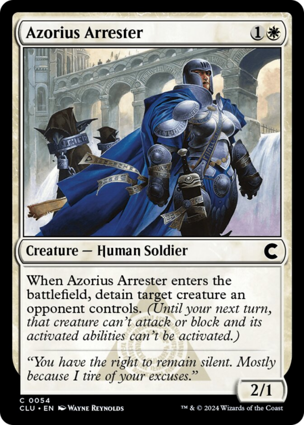 Azorius Arrester [Ravnica: Clue Edition] Hot on Sale