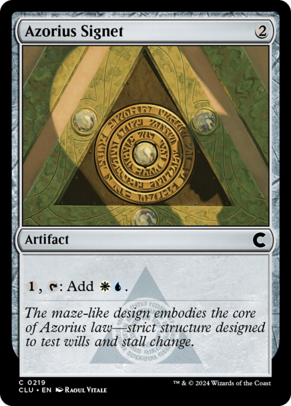 Azorius Signet [Ravnica: Clue Edition] Hot on Sale