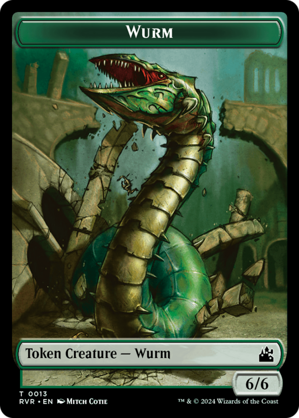 Wurm Token [Ravnica Remastered Tokens] Fashion