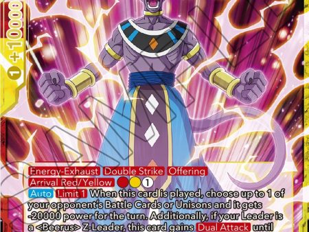 Beerus, Godly Greatness (BT24-128) [Beyond Generations] Sale