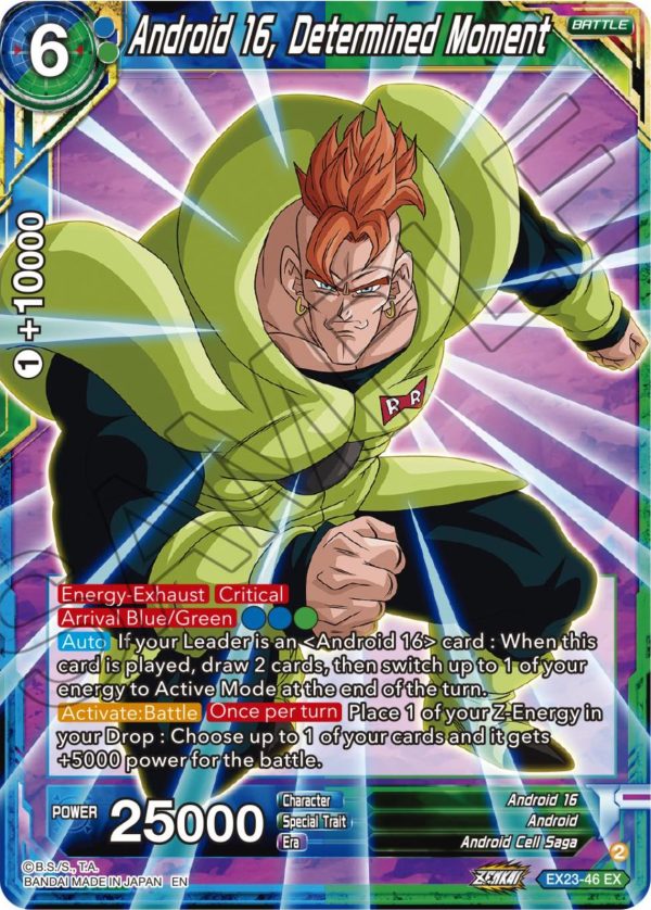 Android 16, Determined Moment (EX23-46) [Premium Anniversary Box 2023] Sale