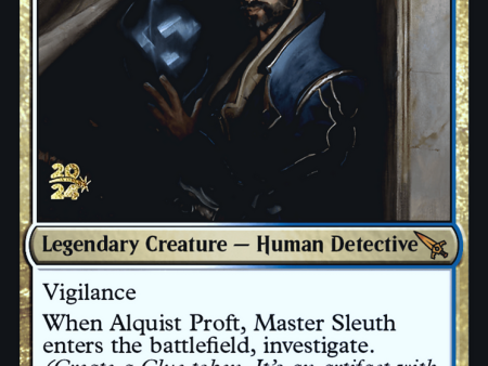 Alquist Proft, Master Sleuth [Murders at Karlov Manor Prerelease Promos] Cheap