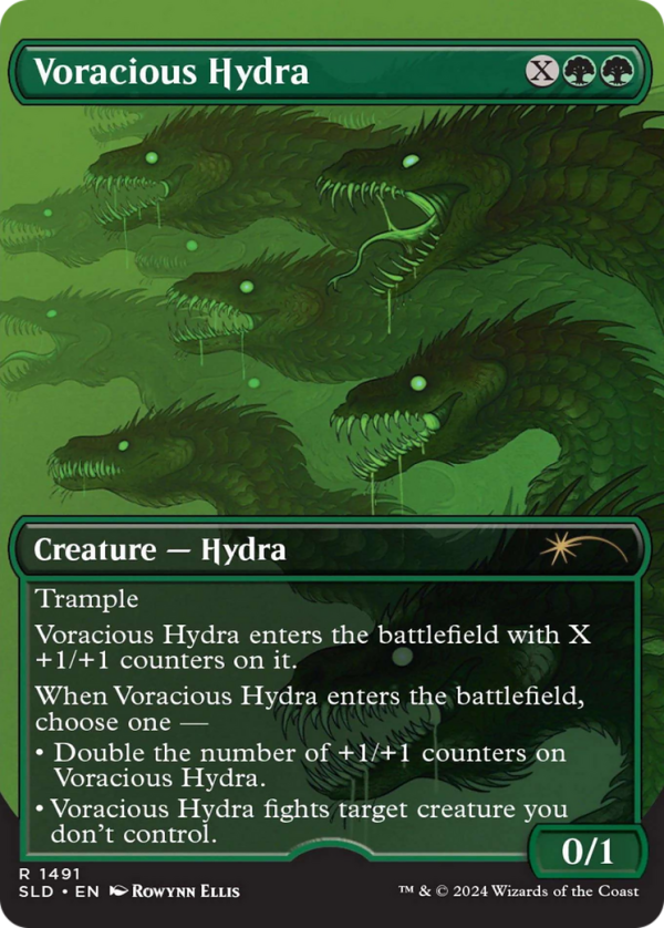 Voracious Hydra (Rainbow Foil) [Secret Lair Drop Series] Hot on Sale