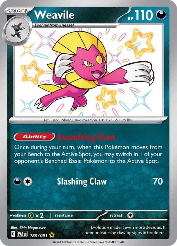 Weavile (183 091) [Scarlet & Violet: Paldean Fates] Cheap