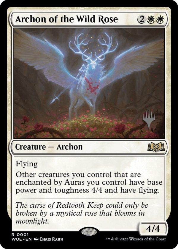 Archon of the Wild Rose (Promo Pack) [Wilds of Eldraine Promos] For Sale