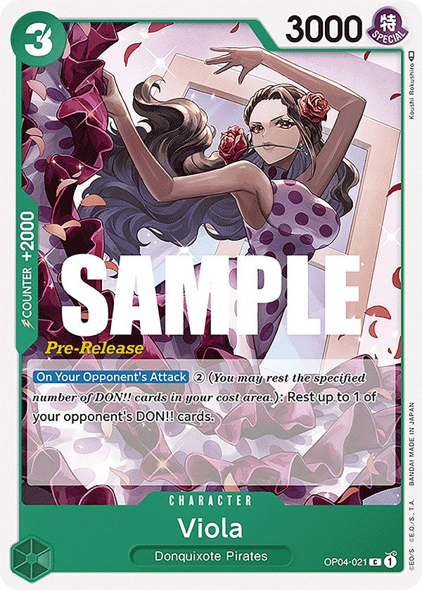 Viola [Kingdoms of Intrigue Pre-Release Cards] Fashion