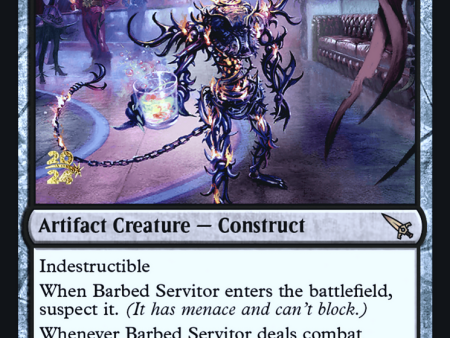 Barbed Servitor [Murders at Karlov Manor Prerelease Promos] Online Hot Sale