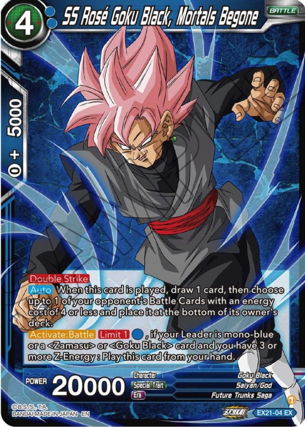 SS Rose Goku Black, Mortals Begone (EX21-04) [5th Anniversary Set] Supply