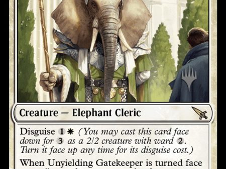 Unyielding Gatekeeper (Promo Pack) [Murders at Karlov Manor Promos] Fashion