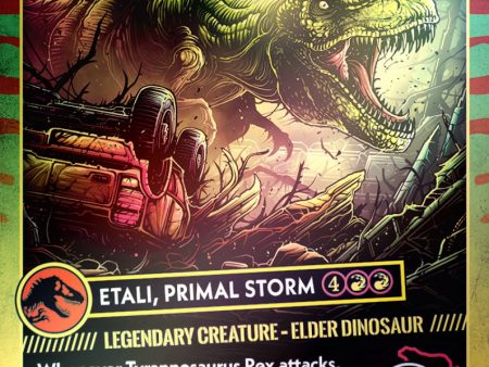 Tyrannosaurus Rex - Etali, Primal Storm (Rainbow Foil) [Secret Lair Drop Series] For Discount