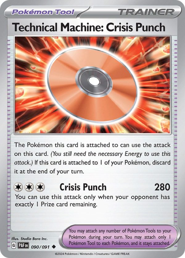 Technical Machine: Crisis Punch (090 091) [Scarlet & Violet: Paldean Fates] Hot on Sale