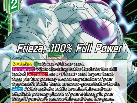 Frieza, 100% Full Power (BT24-057) [Beyond Generations] on Sale