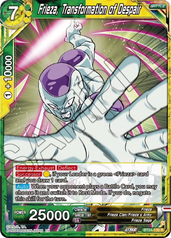 Frieza, Transformation of Despair (BT24-135) [Beyond Generations] Discount