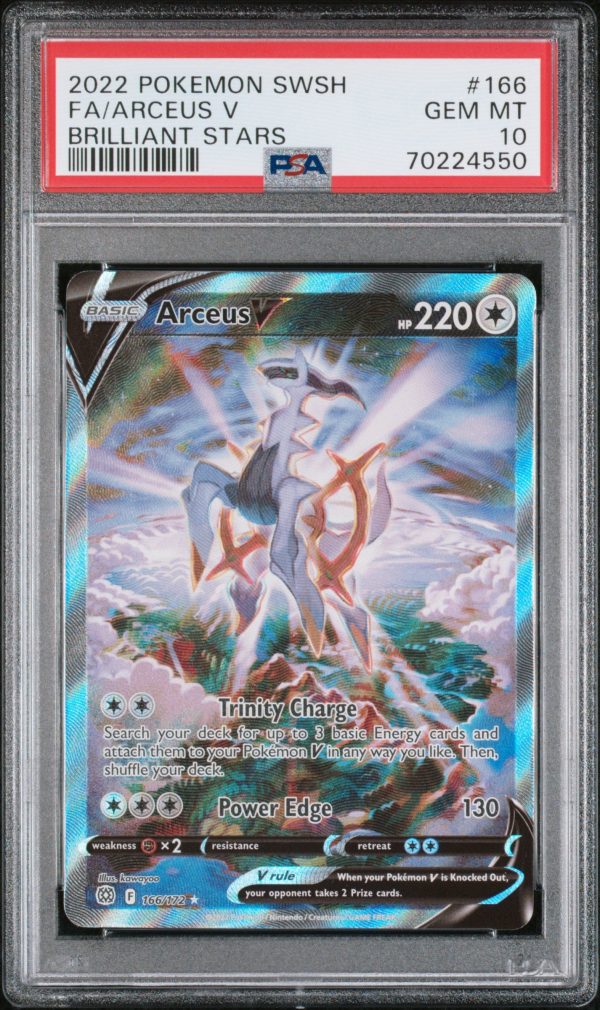 Arceus V 166 172 Brilliant Stars PSA 10 70224550 Discount