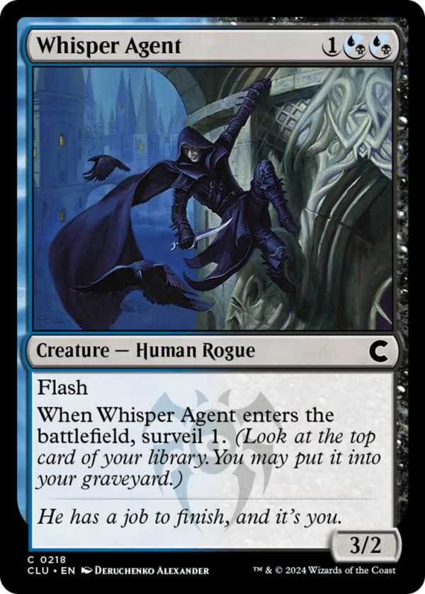 Whisper Agent [Ravnica: Clue Edition] Online Sale