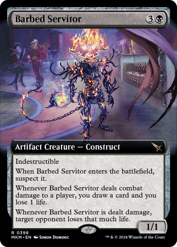 Barbed Servitor (Extended Art) [Murders at Karlov Manor] For Sale