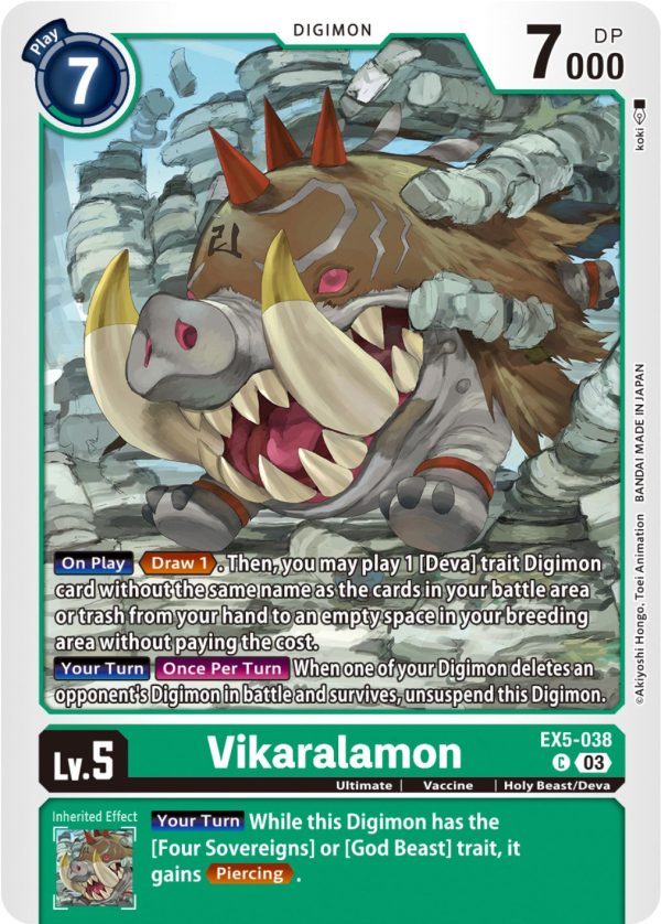 Vikaralamon [EX5-038] [Animal Colosseum] Fashion