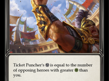 Ticket Puncher [HVY204] (Heavy Hitters)  Cold Foil For Discount