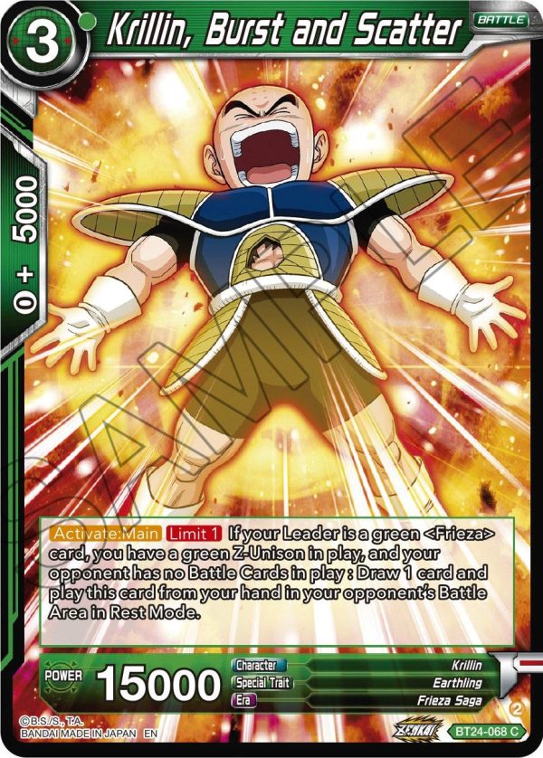 Krillin, Burst and Scatter (BT24-068) [Beyond Generations] Online