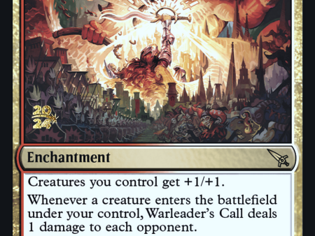 Warleader s Call [Murders at Karlov Manor Prerelease Promos] Online Sale