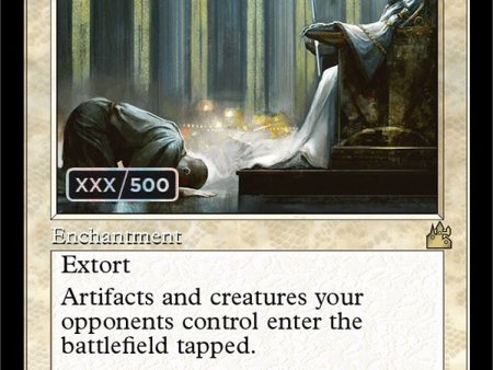 Blind Obedience (Retro) (Serialized) [Ravnica Remastered] Supply