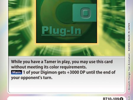 Reinforcement Plug-In 0 [BT10-109] (Event Pack 4) [Xros Encounter Promos] For Cheap