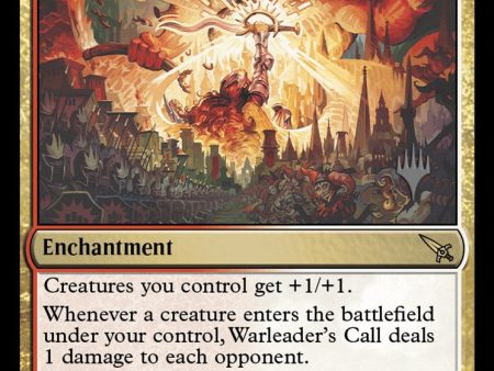 Warleader s Call (Promo Pack) [Murders at Karlov Manor Promos] Online Sale