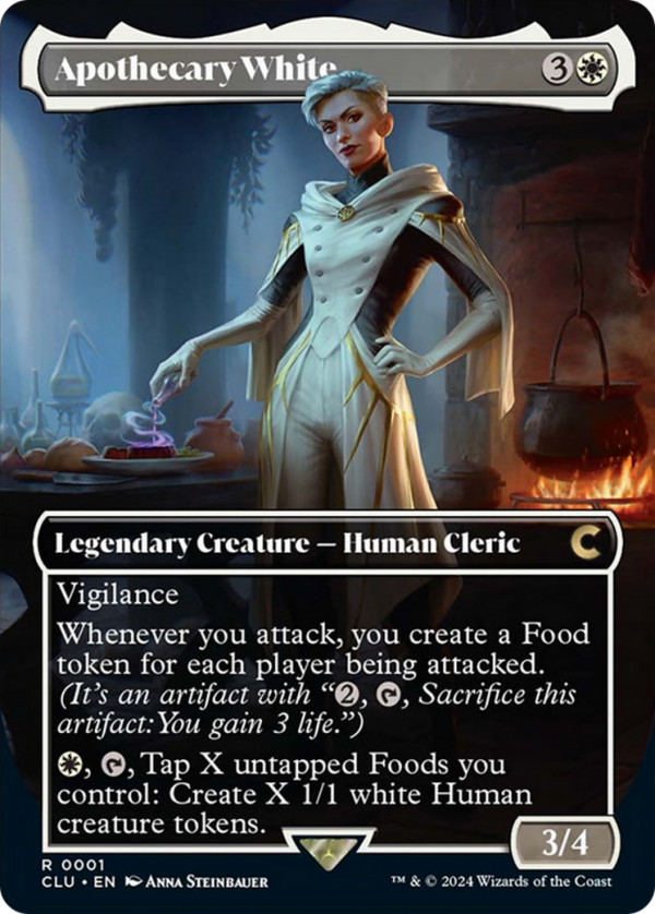 Apothecary White (Borderless) [Ravnica: Clue Edition] Hot on Sale