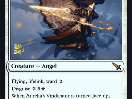 Aurelia s Vindicator [Murders at Karlov Manor Prerelease Promos] Online Sale