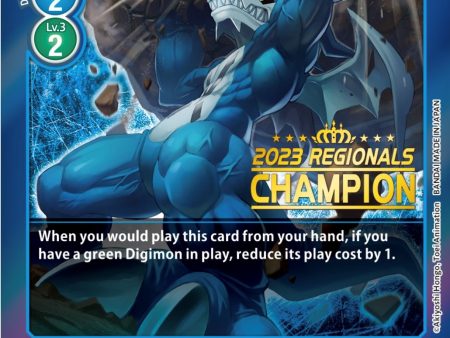 ExVeemon [ST9-04] (2023 Regionals Champion) [Starter Deck: Ultimate Ancient Dragon Promos] For Sale