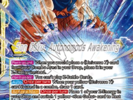 SSB Son Goku    Son Goku, Autonomous Awakening (2023 Championship Finals) (BT23-099) [Tournament Promotion Cards] Hot on Sale