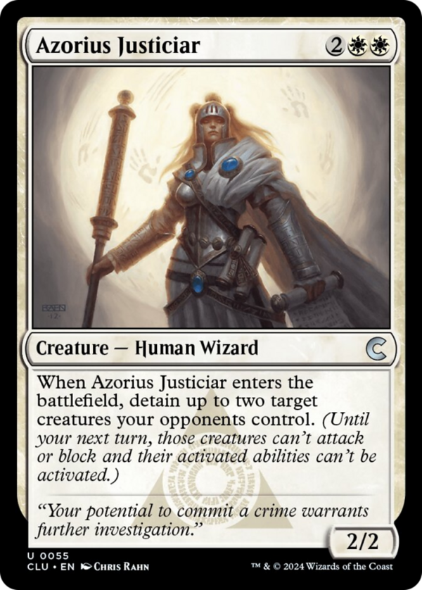 Azorius Justiciar [Ravnica: Clue Edition] Cheap