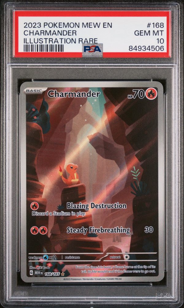 Charmander 168 165 151 Illustration Rare PSA 10 84934506 on Sale