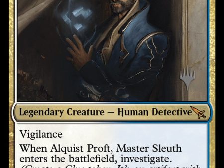 Alquist Proft, Master Sleuth (Promo Pack) [Murders at Karlov Manor Promos] For Discount