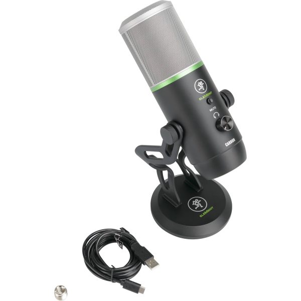 Mackie EleMent Series Carbon Premium USB Condenser Microphone - Certified Refurbished Online now