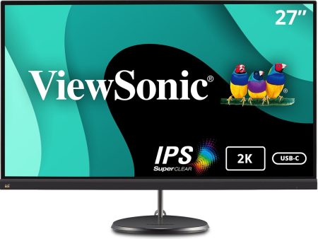 ViewSonic 27  1440p Home and Office IPS Monitor - Certified Refurbished Supply