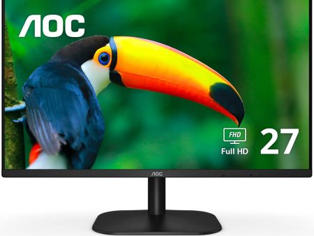 AOC 27  1920 x 1080 75Hz Thin Bezel Monitor - Certified Refurbished Hot on Sale